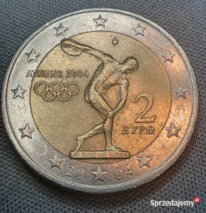 2 euro 2004 Grecja Ateny Wałbrzych sprzedam