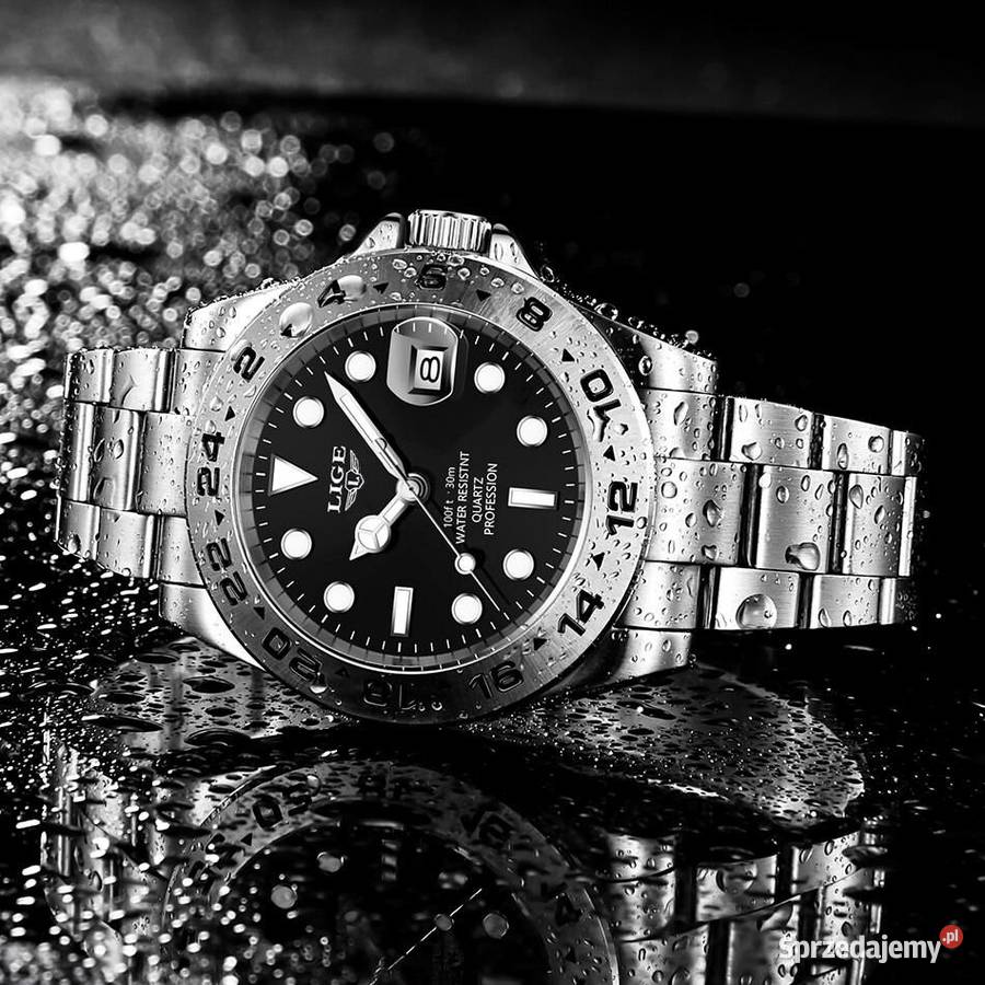 Sportowy zegarek męski Lige datownik z lupą Gorzów Wielkopolski