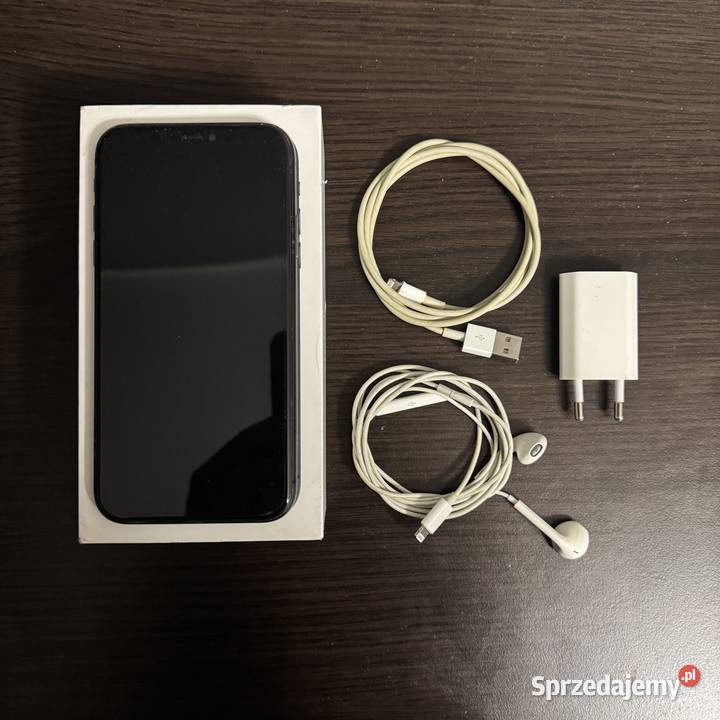 iPhone 11 64GB Black Stan Komplet 100 sprawny 90 Apple / iPhone Warszawa
