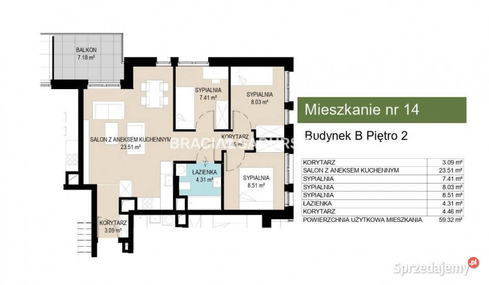 Mieszkanie 6516m2 4 pokoje Kraków Kantrowicka apartamentowiec małopolskie