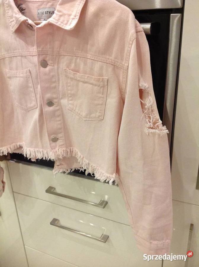 Katana Jeans Damska IN THE STYLE M pudrowy róż Pozostałe Nowa Sól sprzedam