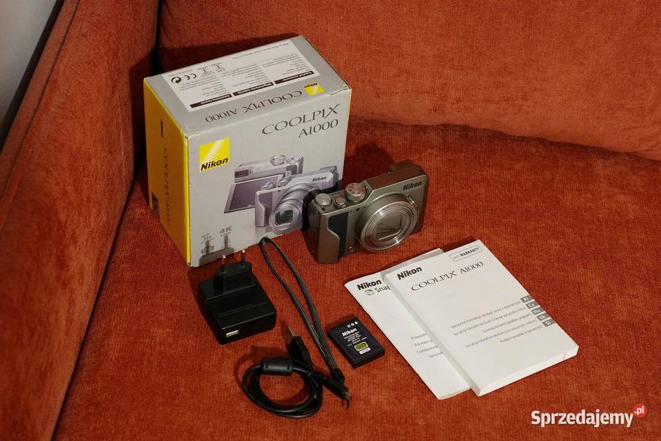 Nikon Coolpix A1000 16 Mpix 35x zoom opt 4K RAW Pabianice