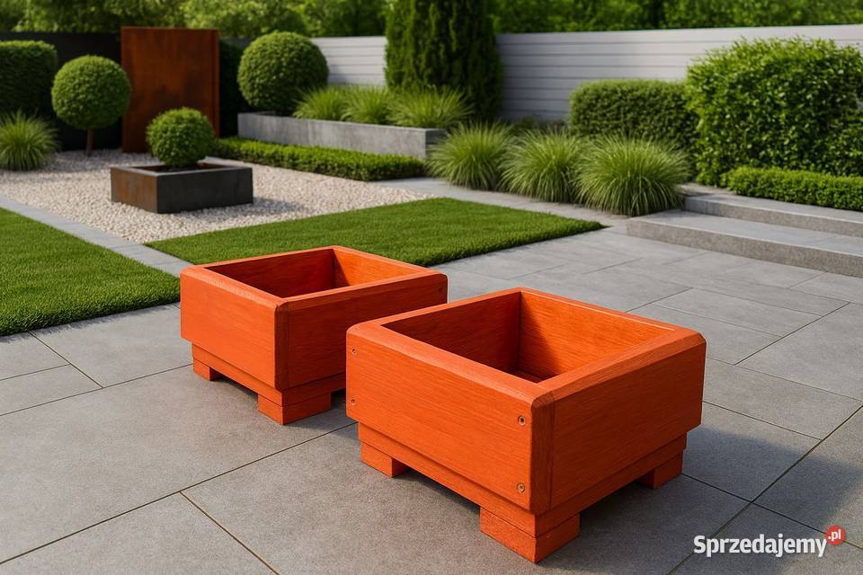 donica ogrodowa doniczka donice drewniane meble podkarpackie Rudnik nad Sanem