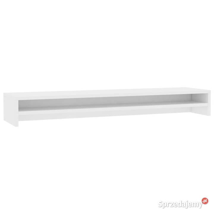 Podstawka na monitor biała 100x24x13 materiał Pozostałe