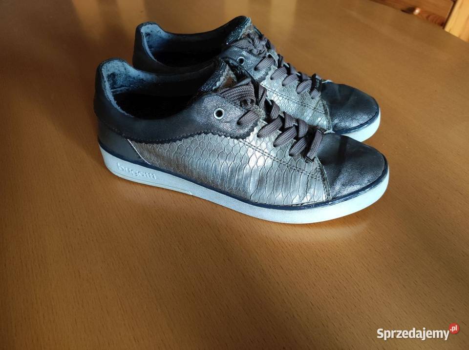sneakersy półbuty skórkowe Bugatti ocieplane Kielce