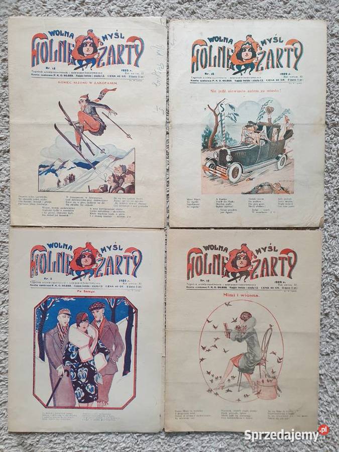 Wolne Żarty tygodnik satyryczny lata 20te XXI tygodnik Gdynia