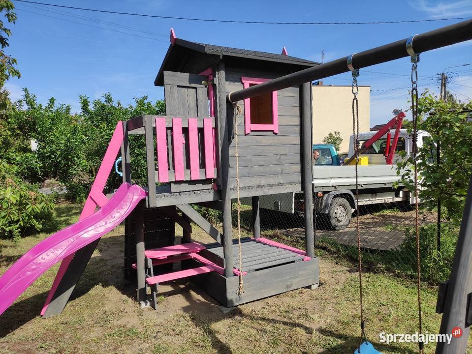 Plac zabaw huśtawka ślizg piaskownica Warszawa