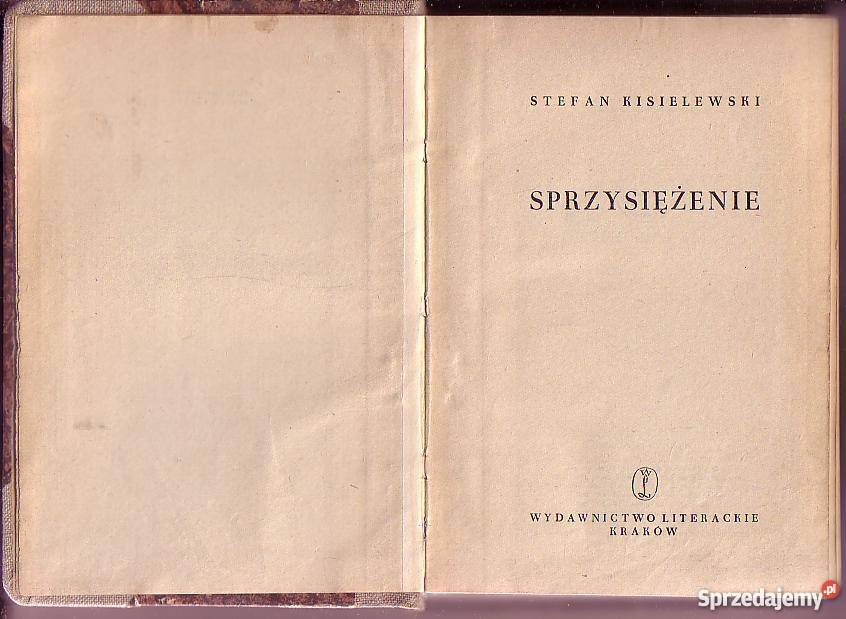 6210 SPRZYSIĘŻENIE STEFAN KISIELEWSKI literatura piękna - proza polska Czyrna