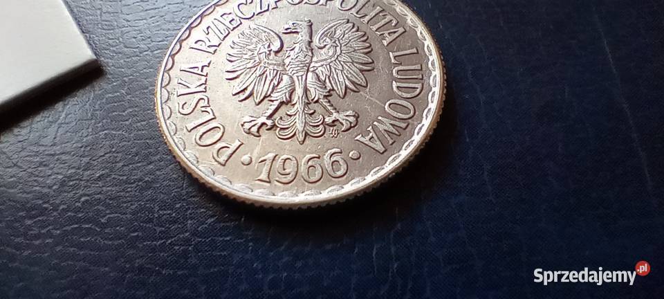 Stare monety 1 złoty 1966 PRL Polska cudo Lesko