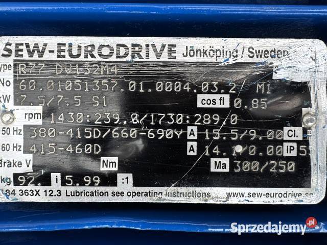 Pompa krzywkowa spożywcza ALFA LAVAL SRU2 Błonie