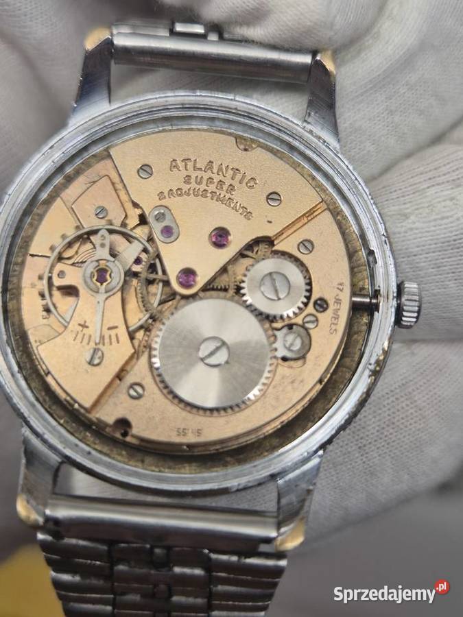 Zegarek vintage Atlantic Worldmaster Chorzów