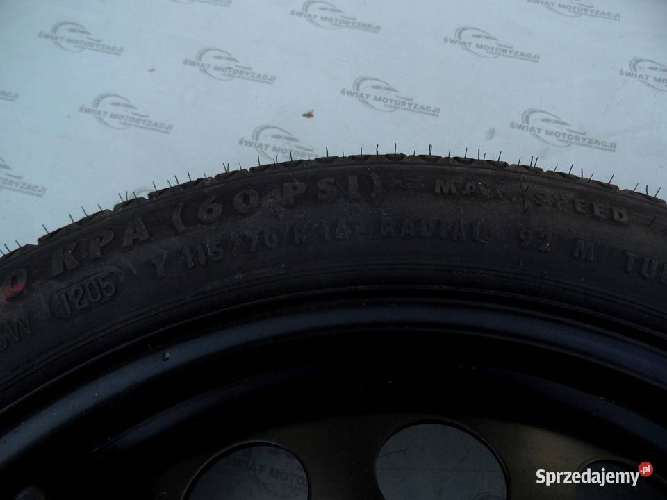 OPEL ASTRA H koło dojazdowe 1157016 92M 4x100 sprzedam