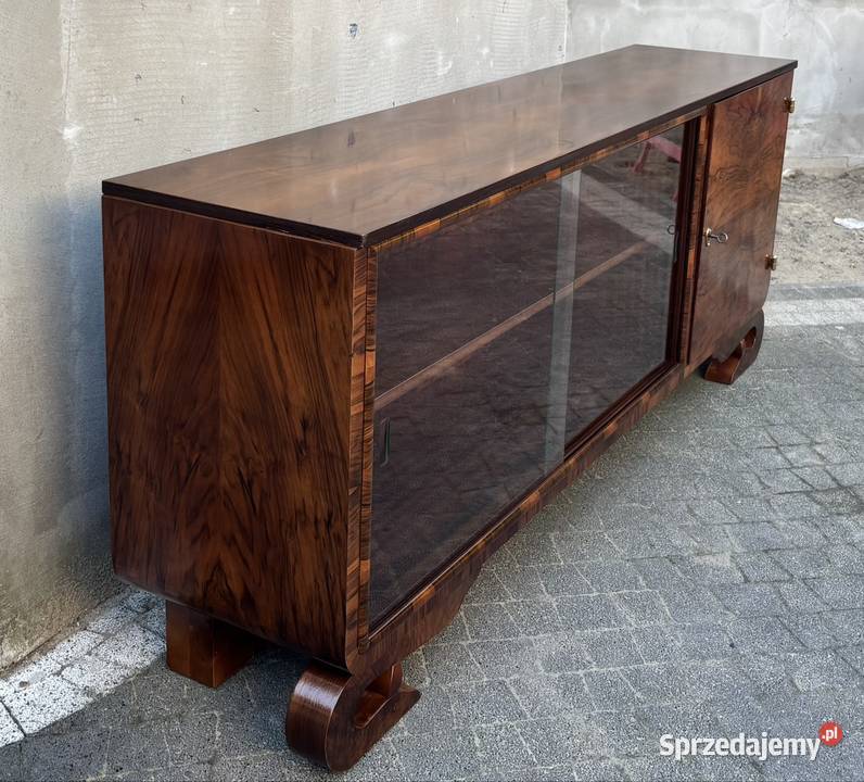 KomodaSzafka RTV Orzech 175 Art Deco Antyk Warszawa