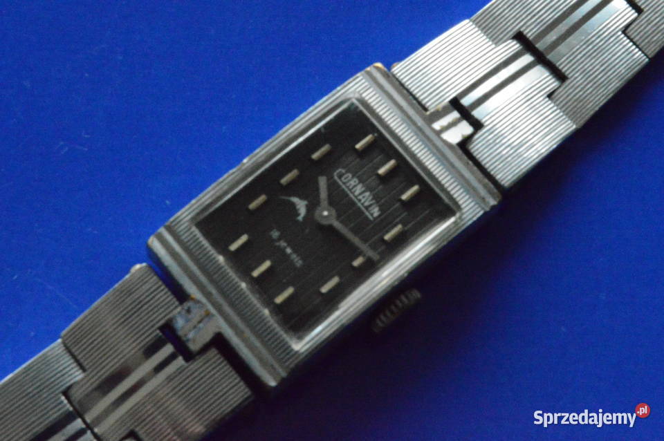 DAMSKI BIŻUTERYJNY CORNAVIN 17 JEWELS MURZYNEK na rękę Zawiercie