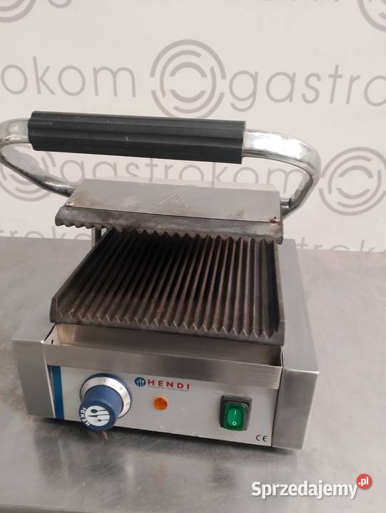 Grill kontaktowy pojedynczy Hendi ryflowany Wrocław