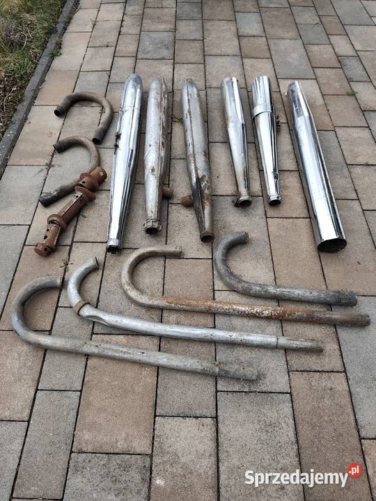 Tłumiki wydechy rury wydechowe Jawa CZ Dniepr Opole sprzedam