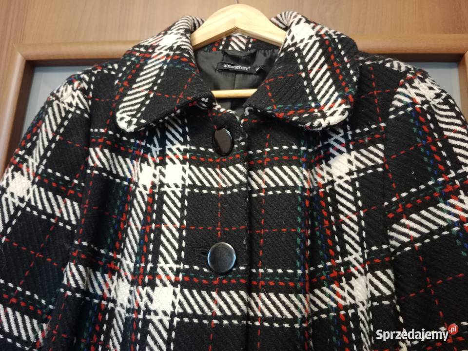 płaszcz kratka Kratka Kurtki i płaszcze Poznań