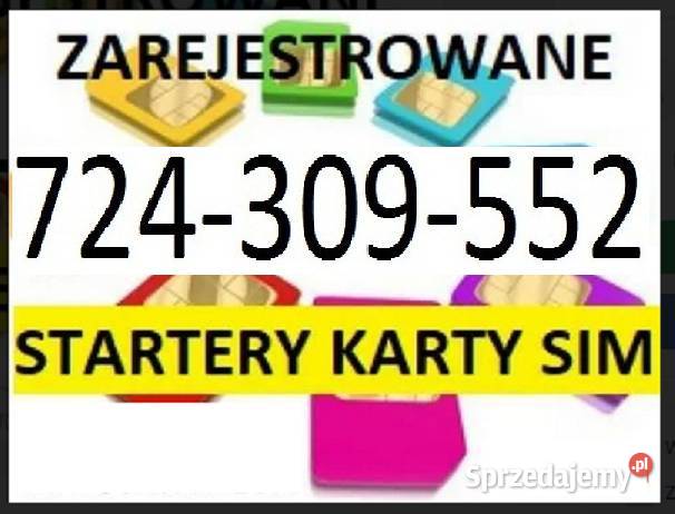 KART SIM ANONIMOWE polskie kartom kartę prepaid śląskie Katowice sprzedam
