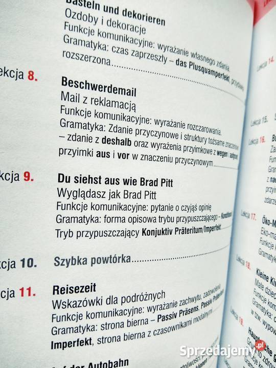 Niemiecki kurs średnio zaawansowanych Warszawa sprzedam
