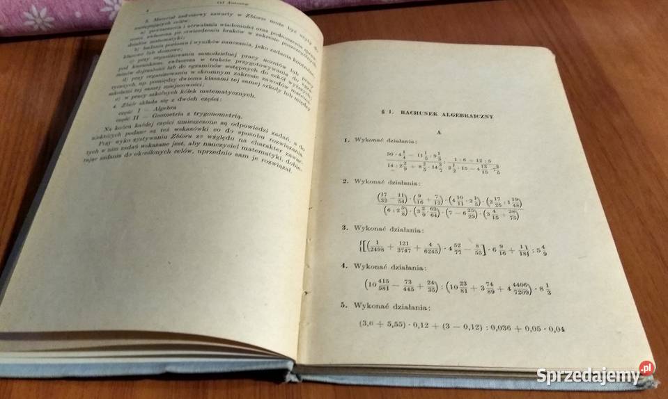 Zbiór zadań maturalnych część 1 algebra Gdańsk