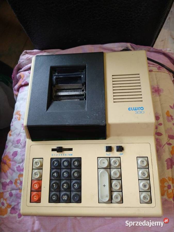 Kalkulator elektryczny z PRL Rumianek