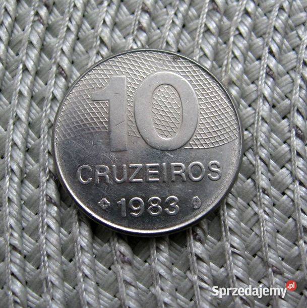 Brazylia 10 Cruzeiros 1983r Ładna Kalisz