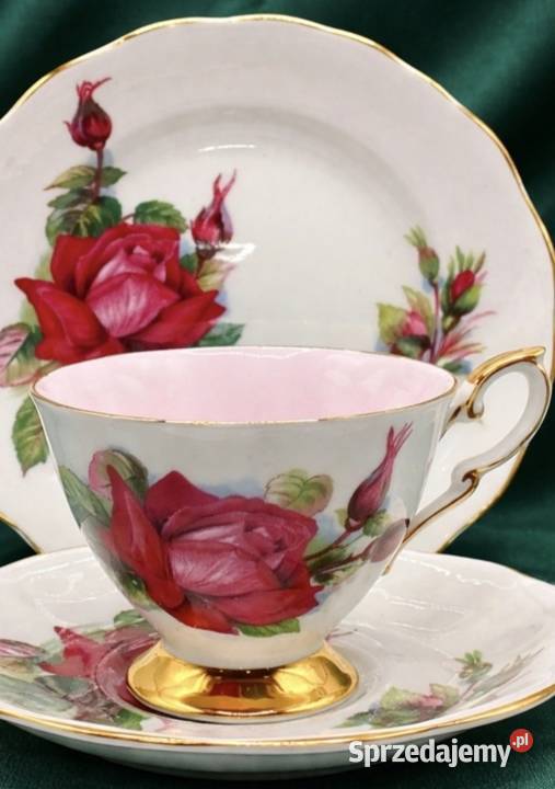 Porcelana zdobiona motywem róż Pabianice