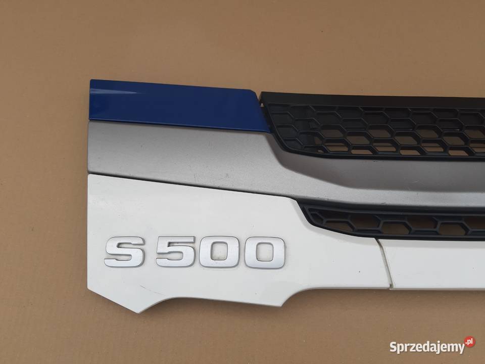 SCANIA R S ŁAWKA STOPIEŃ GRILL ATRAPA DOLNA Trzciel