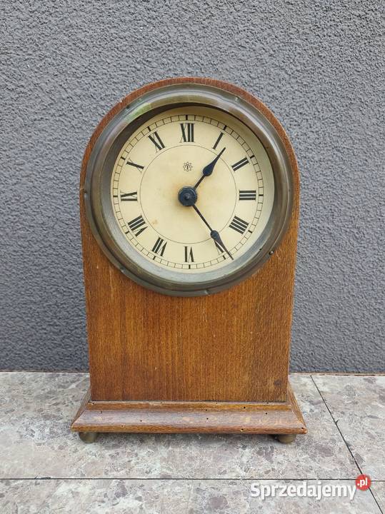 206 Stary zegar stołowy budzik Junghans 1920r Tczew sprzedam