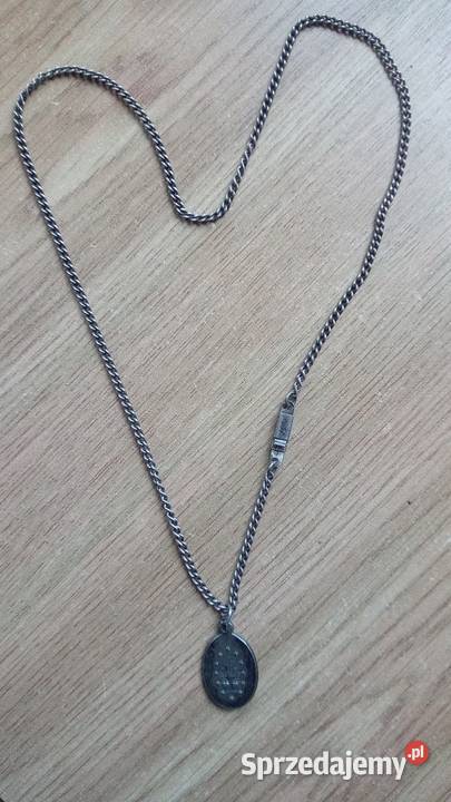 Medalik srebrny z matką boską Warszawa