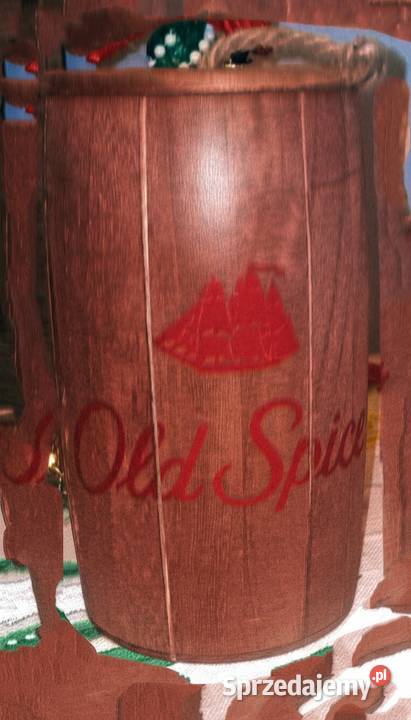 Drewniana Beczka Old Spice Wyjątkowy Element pomorskie