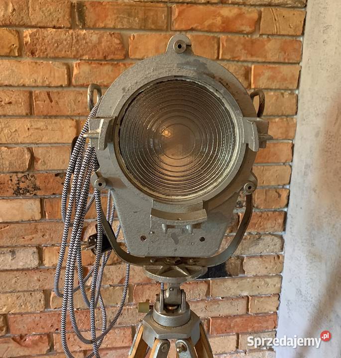 Lampa loft filmowa teatralna PRL Poznań