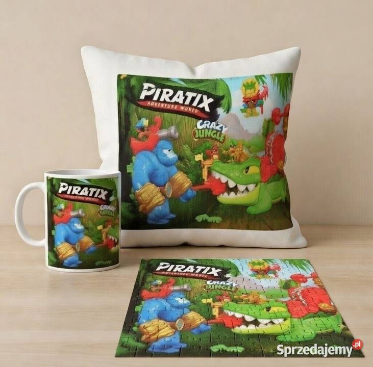 Piratix Crazy Jungle Magic Box figurki zestaw Tkanina  mazowieckie Warszawa