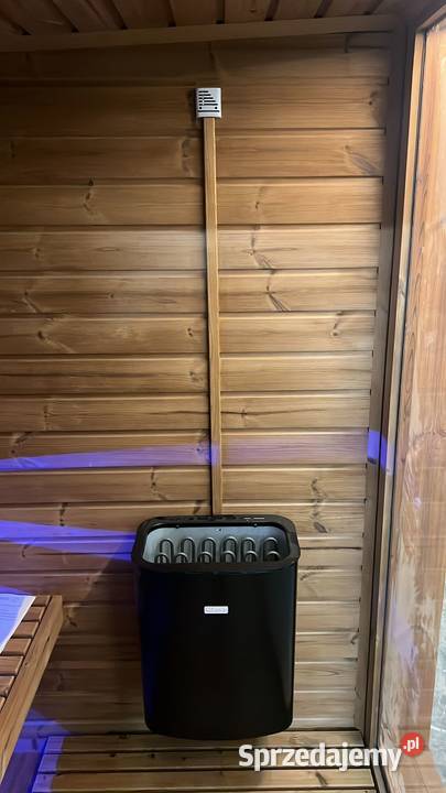Modern Sauna Ogrodowa Bogato Wyposażona z Piecem podlaskie Suwałki