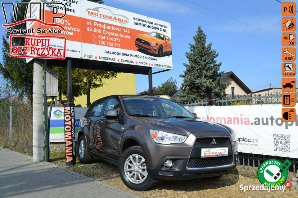 Mitsubishi ASX Piękny ASX KlimatyzacjaAlufelgi16 wielofunkcyjna kierownica śląskie Częstochowa