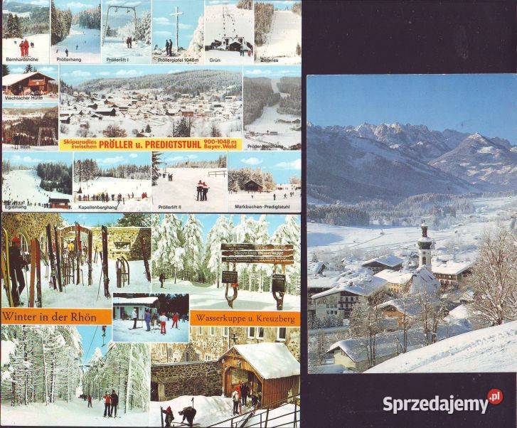 K PocztRFN widoki zimą z koresp 1991 3 poz Pocztówki i karty telefoniczne śląskie Gliwice