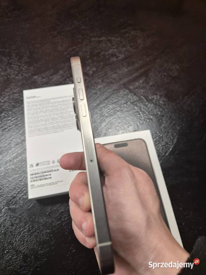 Apple iPhone 15 Pro 256GB WHITE TYTAN łódzkie Pabianice