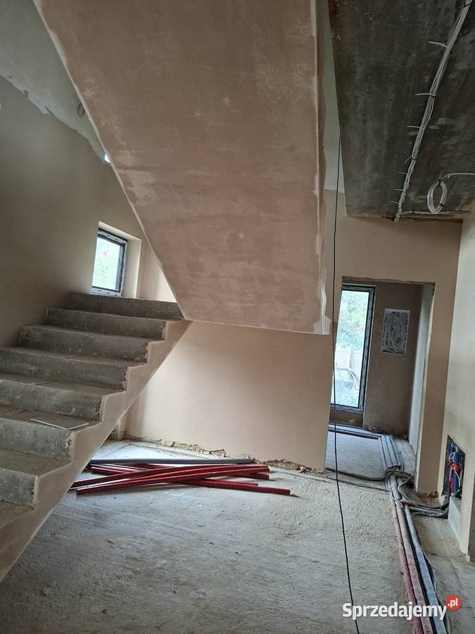 Tynki maszynowe gipsowe i cementowo wapienne usługi budowlane
