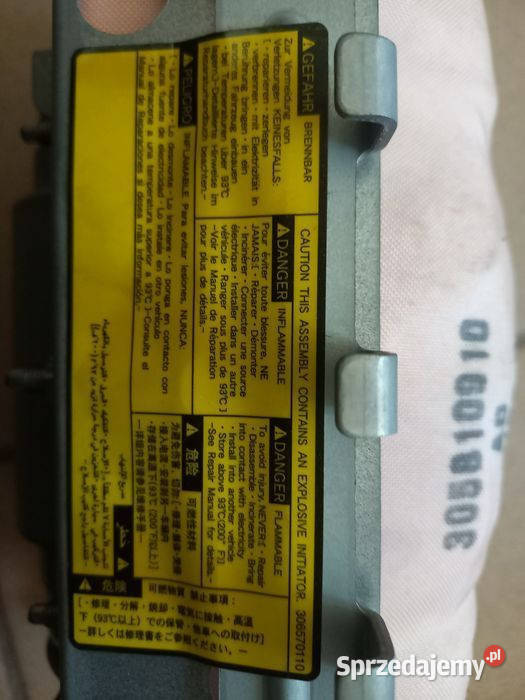 Poduszka airbag prawa auris I Pozostałe Wola Jachowa