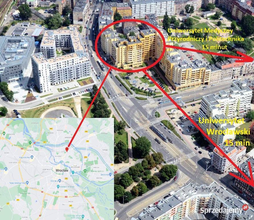 Wynajmę duży pokój 14m w mieszkaniu Wrocław