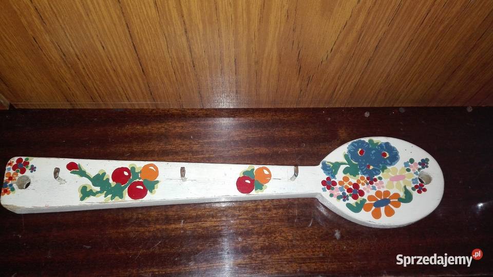 Łyżka ozdobna wieszak do kuchni z lat PRL Warszawa sprzedam