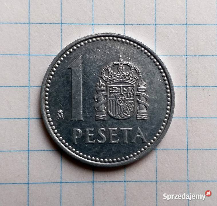 1 PESETA 1986 HISZPANIA Piszczac