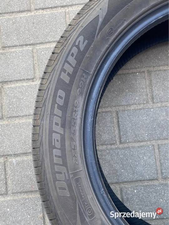 Opony letnie Hankook dynapro HP2 4x 22555 R19 pomorskie Słupsk sprzedam
