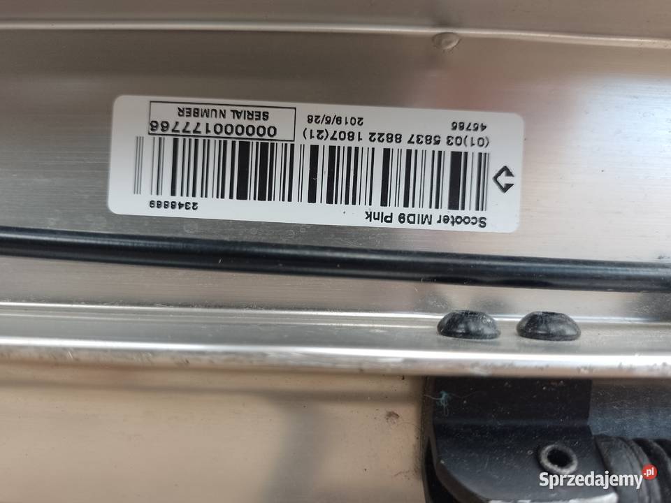 Hulajnoga MIDI 9 Pink koła 175 z gumy łożysk Białystok