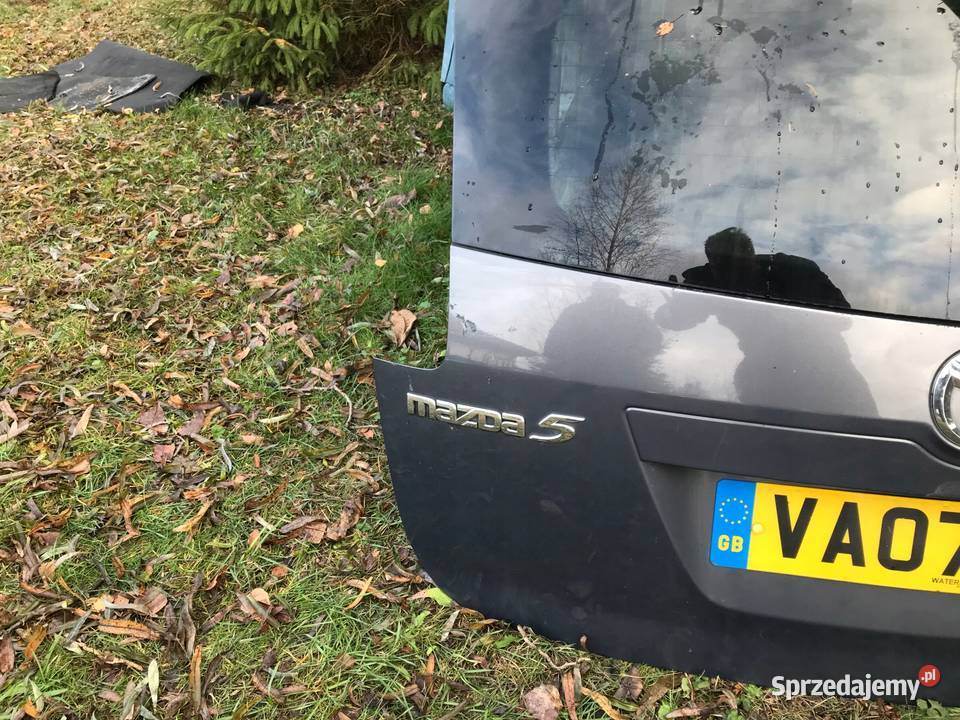 MAZDA 5 KLAPA TYŁ TYLNA 29Y SZARA osobowe Części samochodowe wielkopolskie Zbierkowo