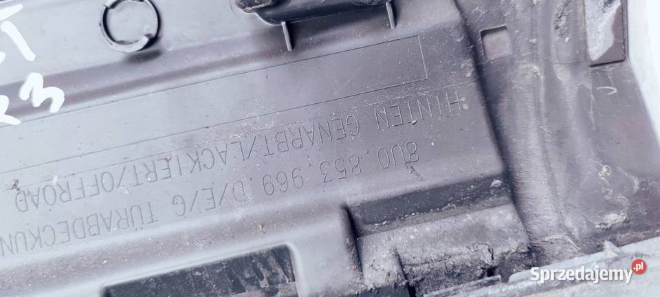 LISTWA DRZWI LEWY TYŁ AUDI Q3 LY9K 8U0853969 osobowe Karoseria śląskie Przystajń