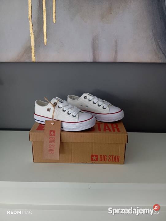Białe dziecięce trampki Big Star rozmiar 28 uniseks Jelenia Góra