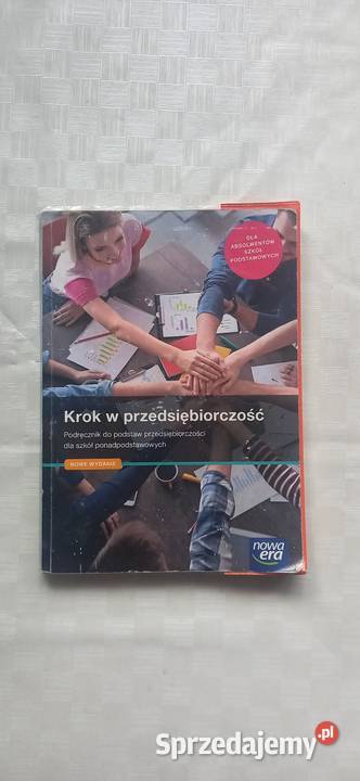 Krok w przedsiębiorczość podręcznik liceum i Małkinia Górna sprzedam