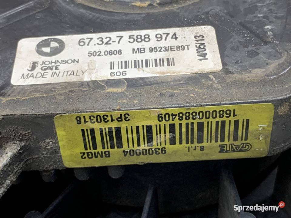 WENTYLATOR CHŁODNICY BMW E84 20 184 7588974 0915 osobowe Wentylatory chłodnicy