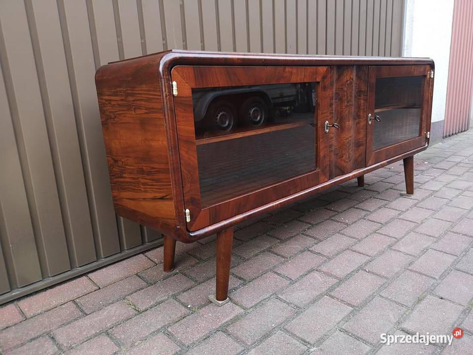 Komoda ARTDECO Orzech RTV Niska Unikat 155 Stara Swarzędz sprzedam